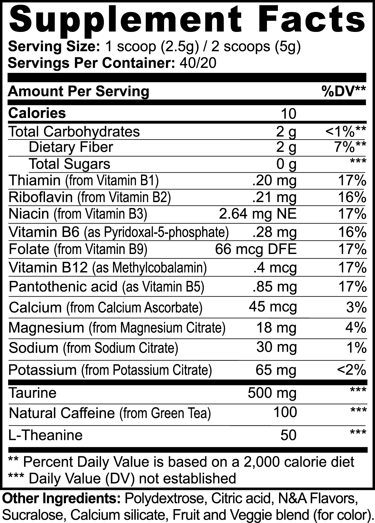 Yuzu Energy Powder