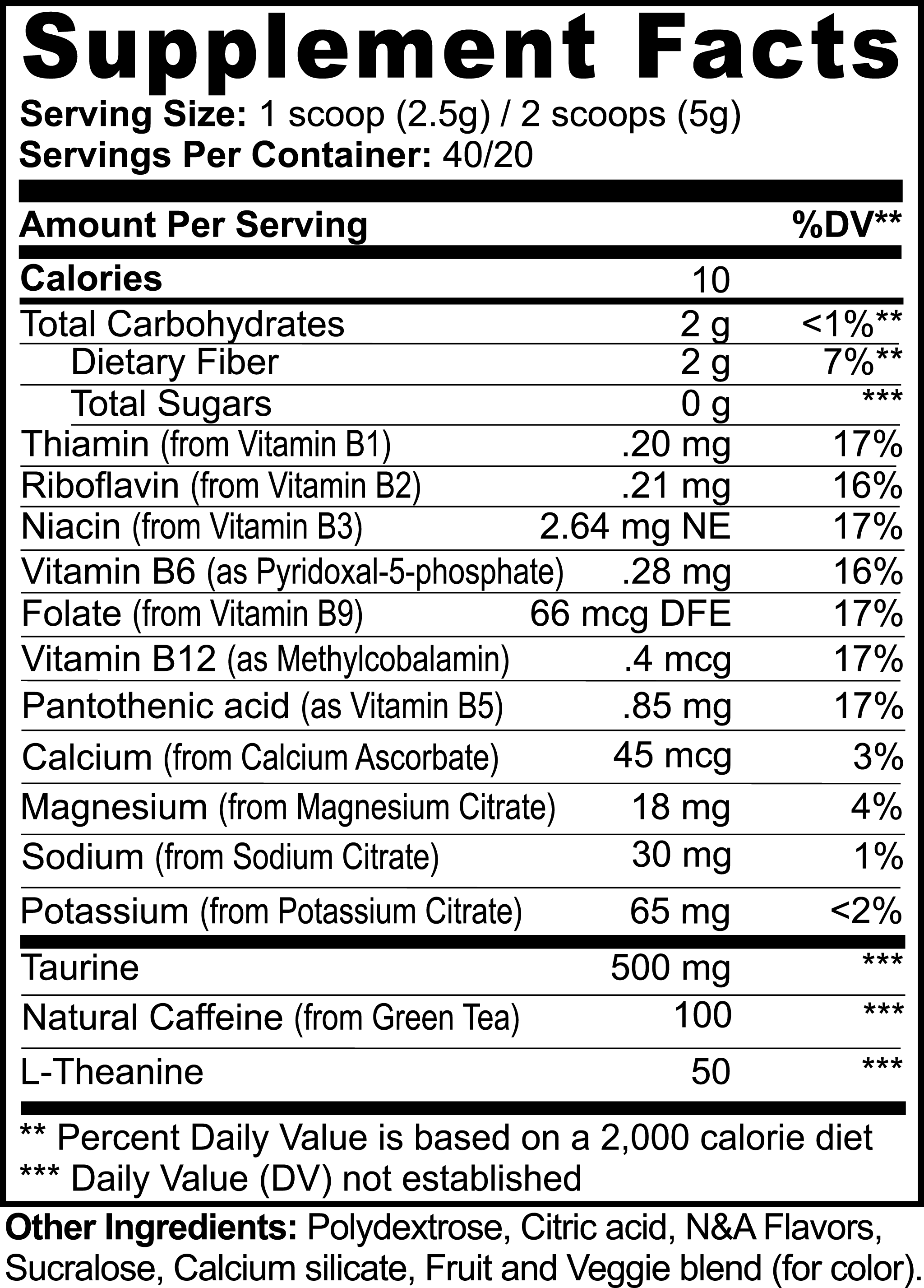 Strawberry Shortcake Energy Powder